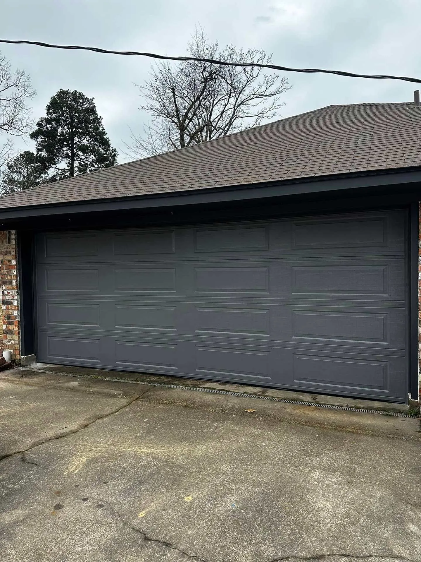 Garage door installed by Geaux Overhead Door near Bastrop, LA