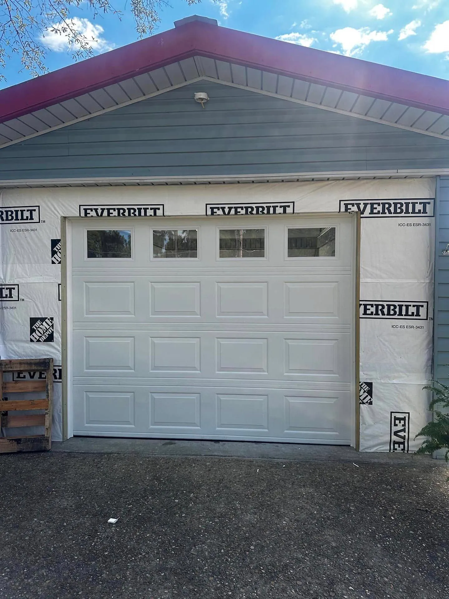 Garage door work by the Geaux Overhead Door Ruston team